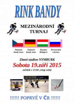 Turnaj v RINK BANDY v Nymburce